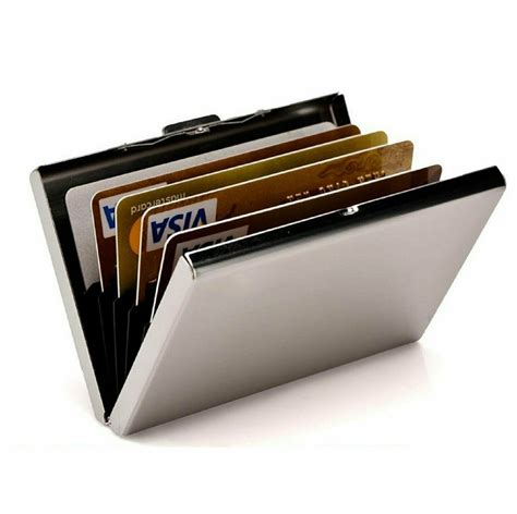 latest stainless steel rfid blocking credit card holder|rfid credit card holder wallet.